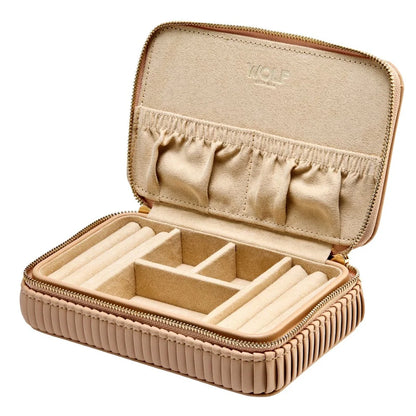 WOLF 1834 - Hochwertige Bella Jewellery Zip Case aus veganem Material, plissierten Seiten und Premium Schmuckaufbewahrung im Juwelier Tirol Shop bestellen