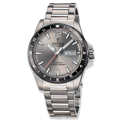 Festina Herren F20698/1 Grau Titan Armband