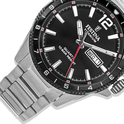 Festina Herren F20698/4 Black Titan Armband