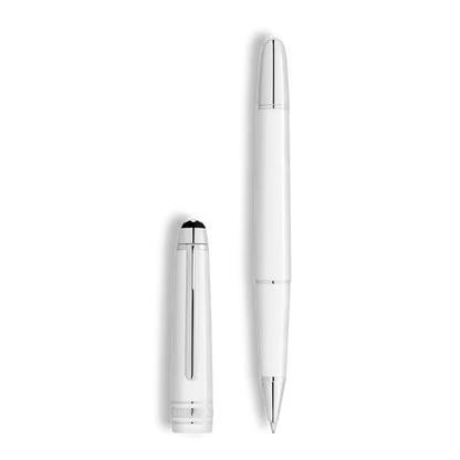 Exklusives Geschenk: Montblanc Meisterstück Rollerball Weiß Platin