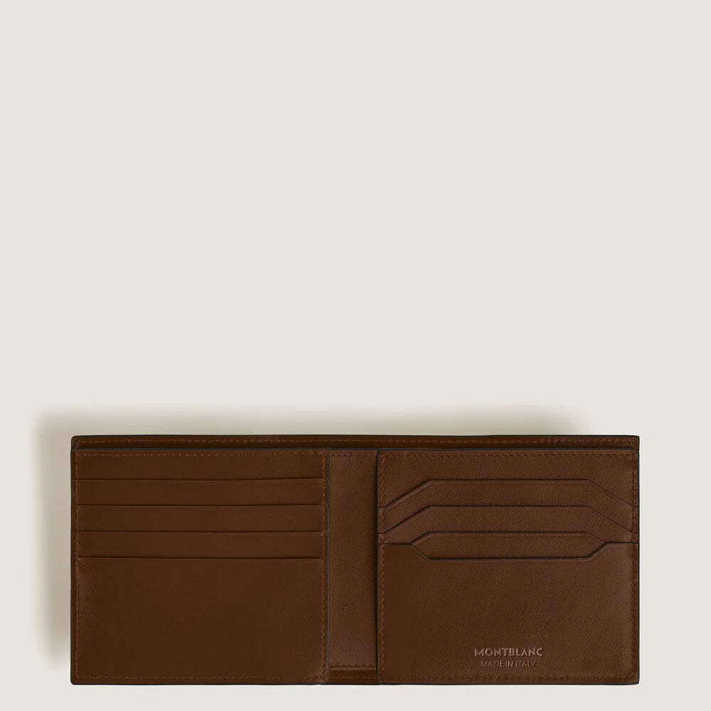 Luxuriöse Montblanc Brieftasche mit geprägter Montblanc Silhouette