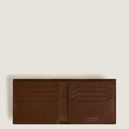 Luxuriöse Montblanc Brieftasche mit geprägter Montblanc Silhouette