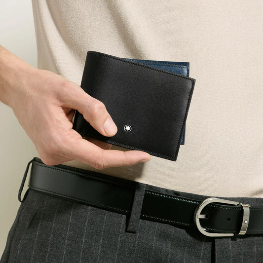 Montblanc Meisterstück Brieftasche in Schwarz und Tintenblau in Kitzbühel erhältlich