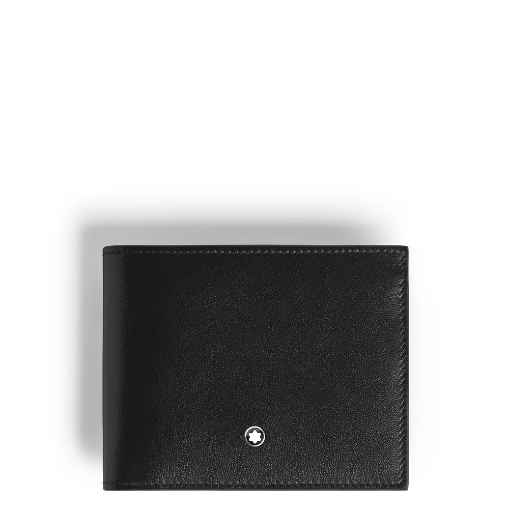 Hochwertige Montblanc Brieftasche mit zwei Geldscheinfächern und Emblem