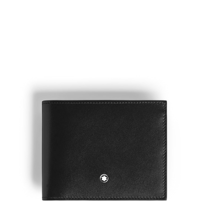 Hochwertige Montblanc Brieftasche mit zwei Geldscheinfächern und Emblem
