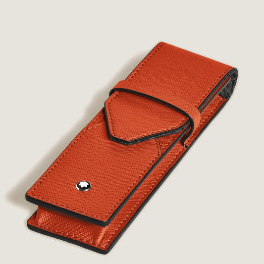 Montblanc Envelope Etui für 2 Schreibgeräte in Mandarine