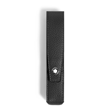 Genarbtes Leder des schwarzen Etuis Montblanc Envelope