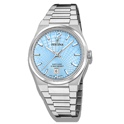 Festina Damenuhr Swiss Made Rivé F20052/5 Blau