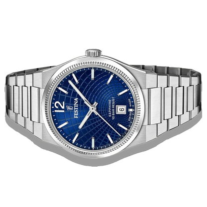 Festina Damenuhr Swiss Made Rivé F20052/7 Blau