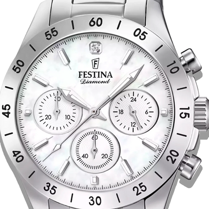 Festina Damen Uhr Boyfriend Collection F20397/3 Edelstahl Armband