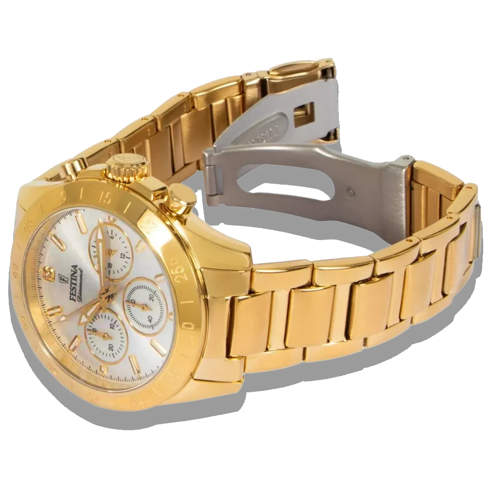 Festina Damen Uhr Boyfriend F20400/1 Edelstahl Armband