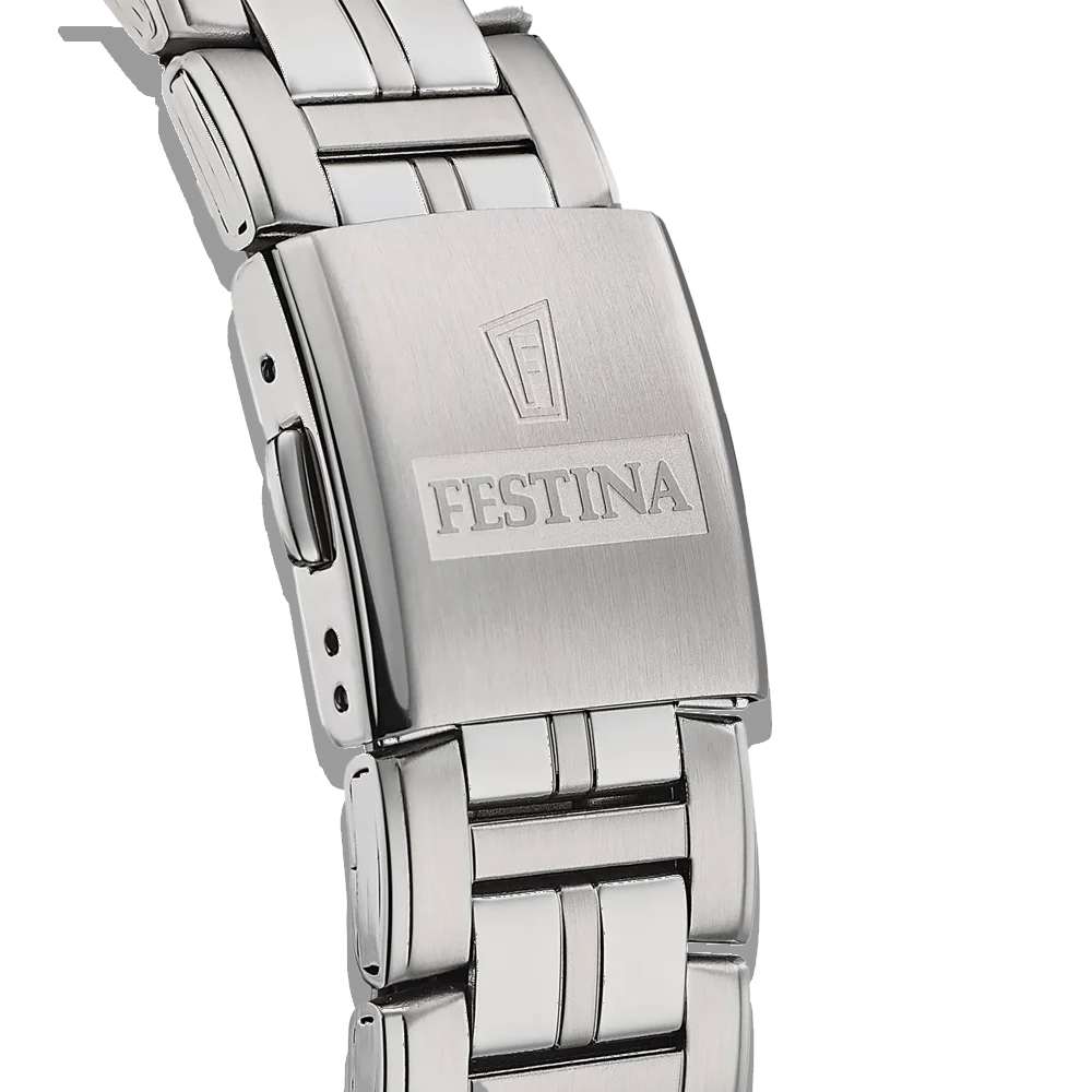 Festina Multifunktion Herren F20445/4 Edelstahlarmband