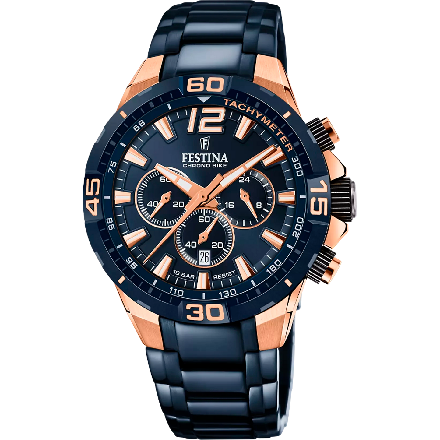 Festina Special Editions F20524/1 blauer Chronograph Herrenuhr mit Edelstahlarmband bei Juwelier Schroll Kitzbühel Tirol