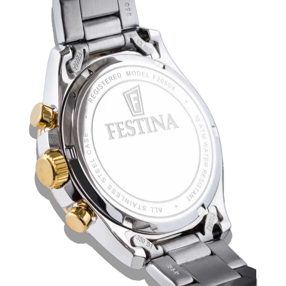 Festina Damen Uhr Boyfriend Collection F20604/3 Edelstahl Armband