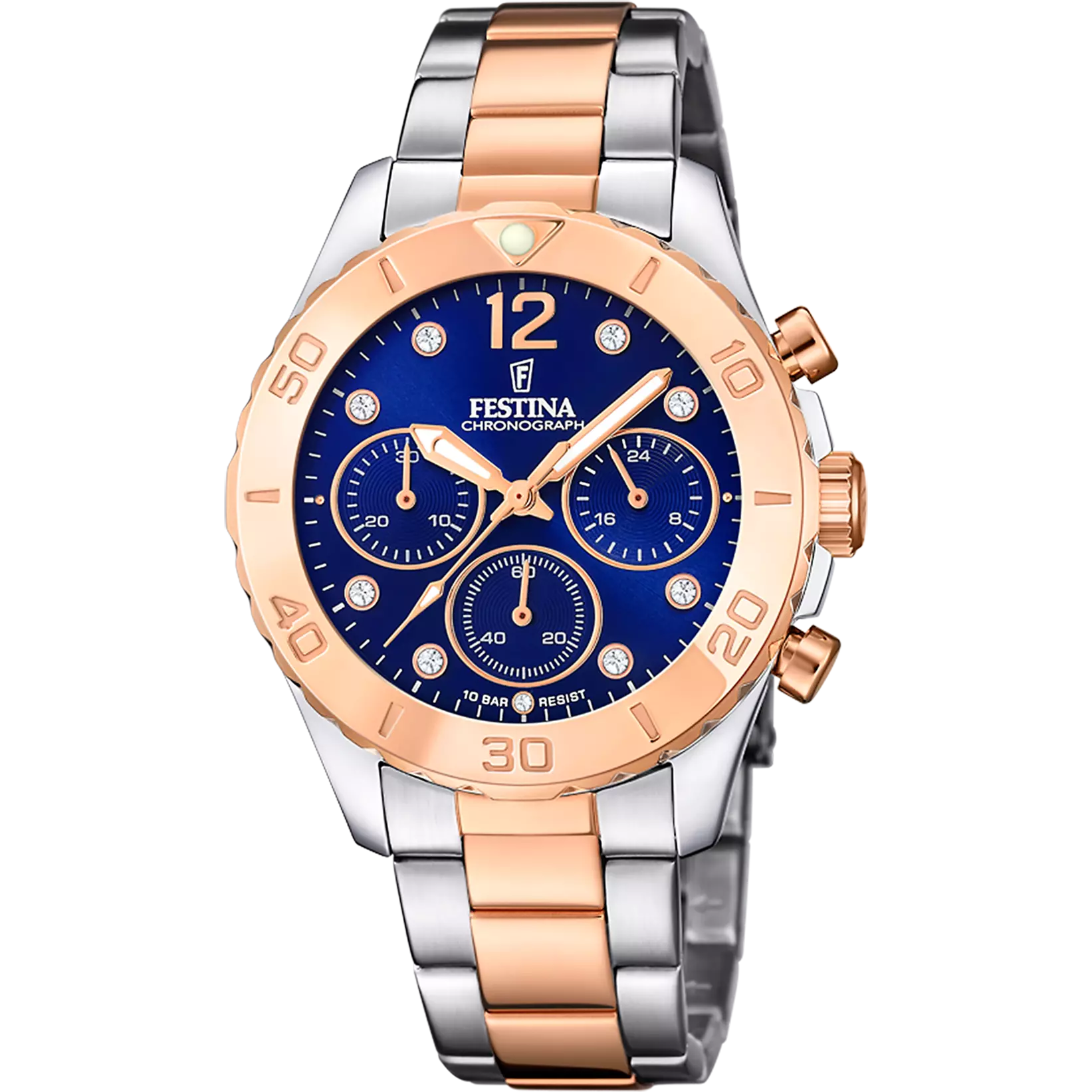 Luxus Festina Damen Uhr mit Edelstahlgehäuse und Steel-Bronze Armband online kaufen in Kitzbühel Tirol