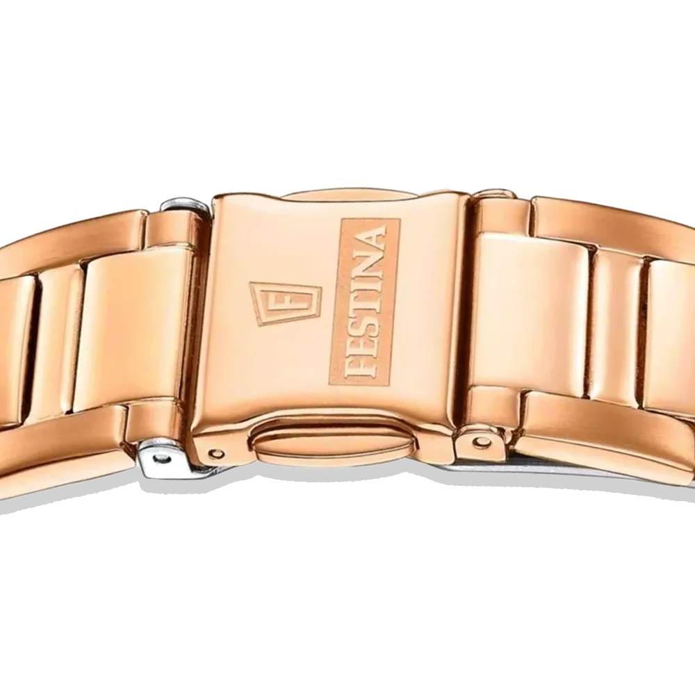 Festina Damen Uhr Rainbow F20639/4 Roségold, Edelstahlarmband