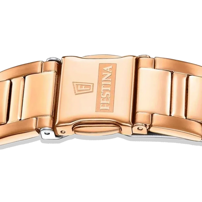 Festina Damen Uhr Rainbow F20639/4 Roségold, Edelstahlarmband