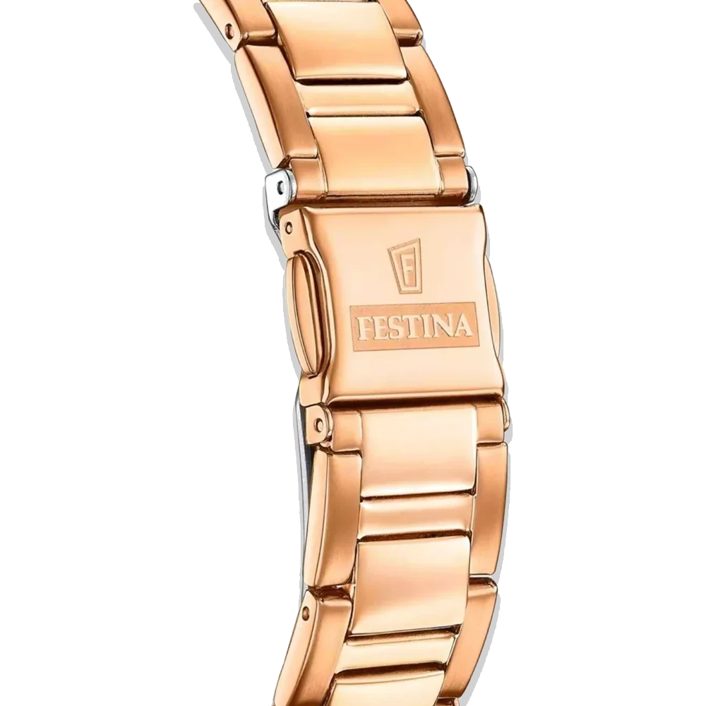 Festina Damen Uhr Rainbow F20639/4 Roségold, Edelstahlarmband