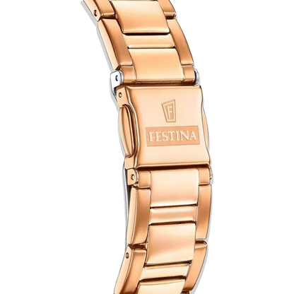 Festina Damen Uhr Rainbow F20639/4 Roségold, Edelstahlarmband