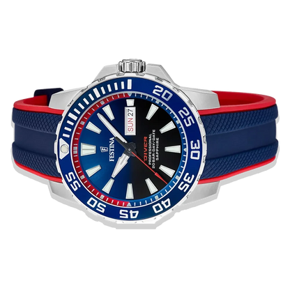 Festina Herren F20662/1 blaues Silikon Armband