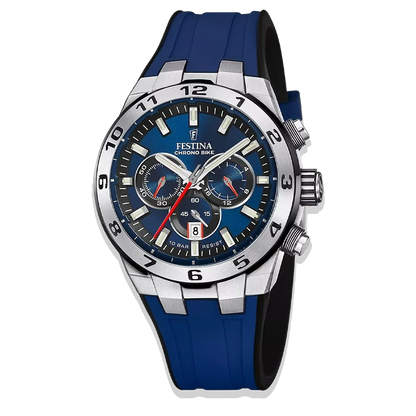 Festina Chrono Bike Herren F20671/1 Blau Silikon Armband