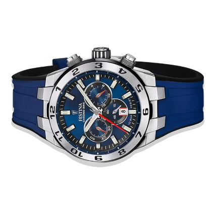 Festina Chrono Bike Herren F20671/1 Blau Silikon Armband