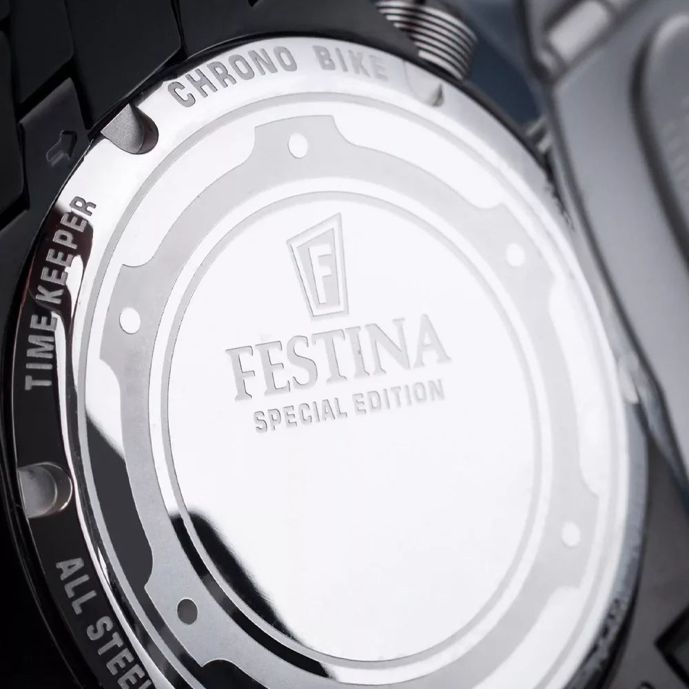 Festina Chrono Bike Grün Herren F20673/2 Uhr mit Edelstahlband