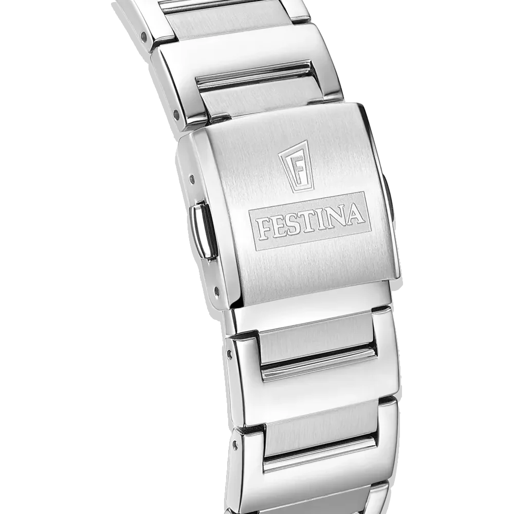 Festina Damen F20679/2 Perlmutt Weiß