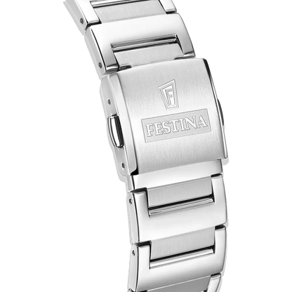 Festina Damen F20679/2 Perlmutt Weiß