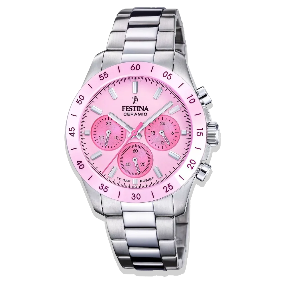 Festina Ceramic Uhr • Unisex F20693/2 • Roségold • Edelstahlarmband