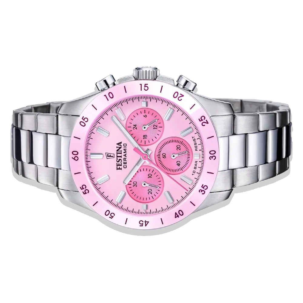 Festina Ceramic Uhr • Unisex F20693/2 • Roségold • Edelstahlarmband