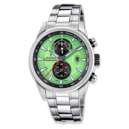 Festina Timeless Chronograph Herren F20694/3 Grün