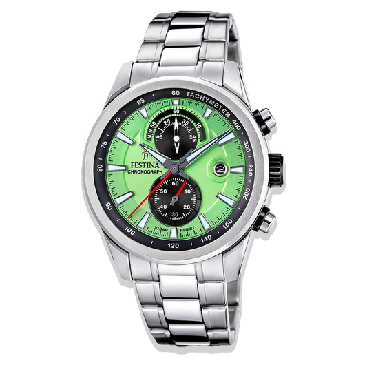 Festina Timeless Chronograph Herren F20694/3 Grün