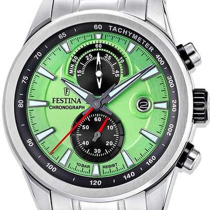 Festina Timeless Chronograph Herren F20694/3 Grün