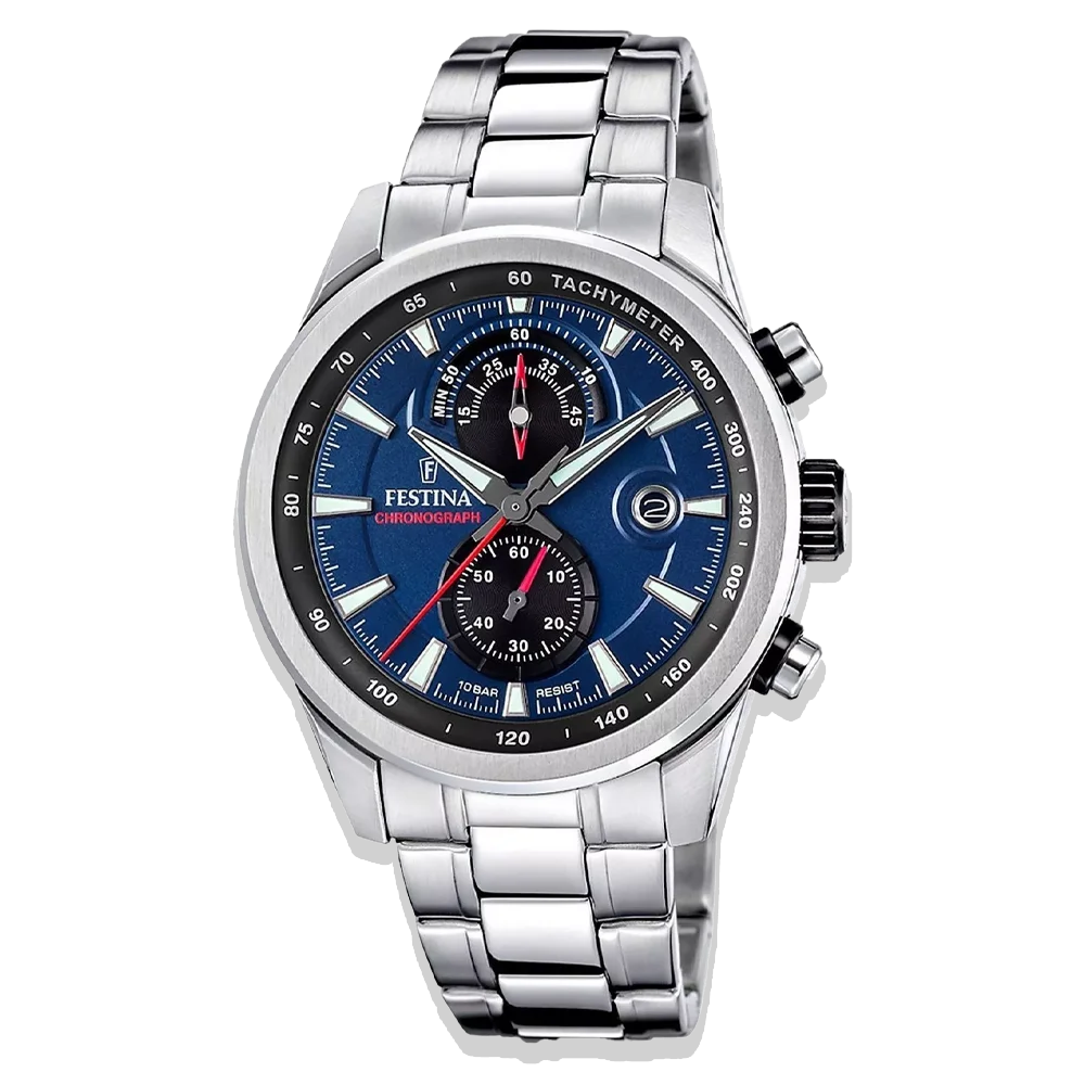 Festina Timeless Chronograph Herren F20694/5 Blau