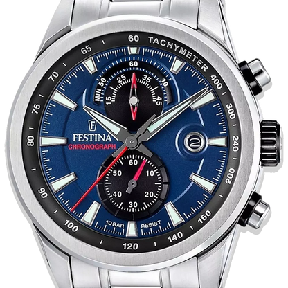 Festina Timeless Chronograph Herren F20694/5 Blau