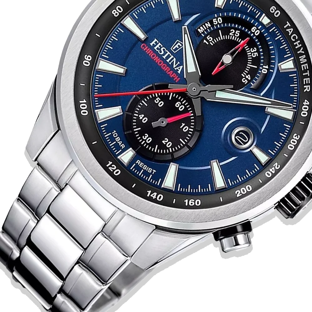 Festina Timeless Chronograph Herren F20694/5 Blau