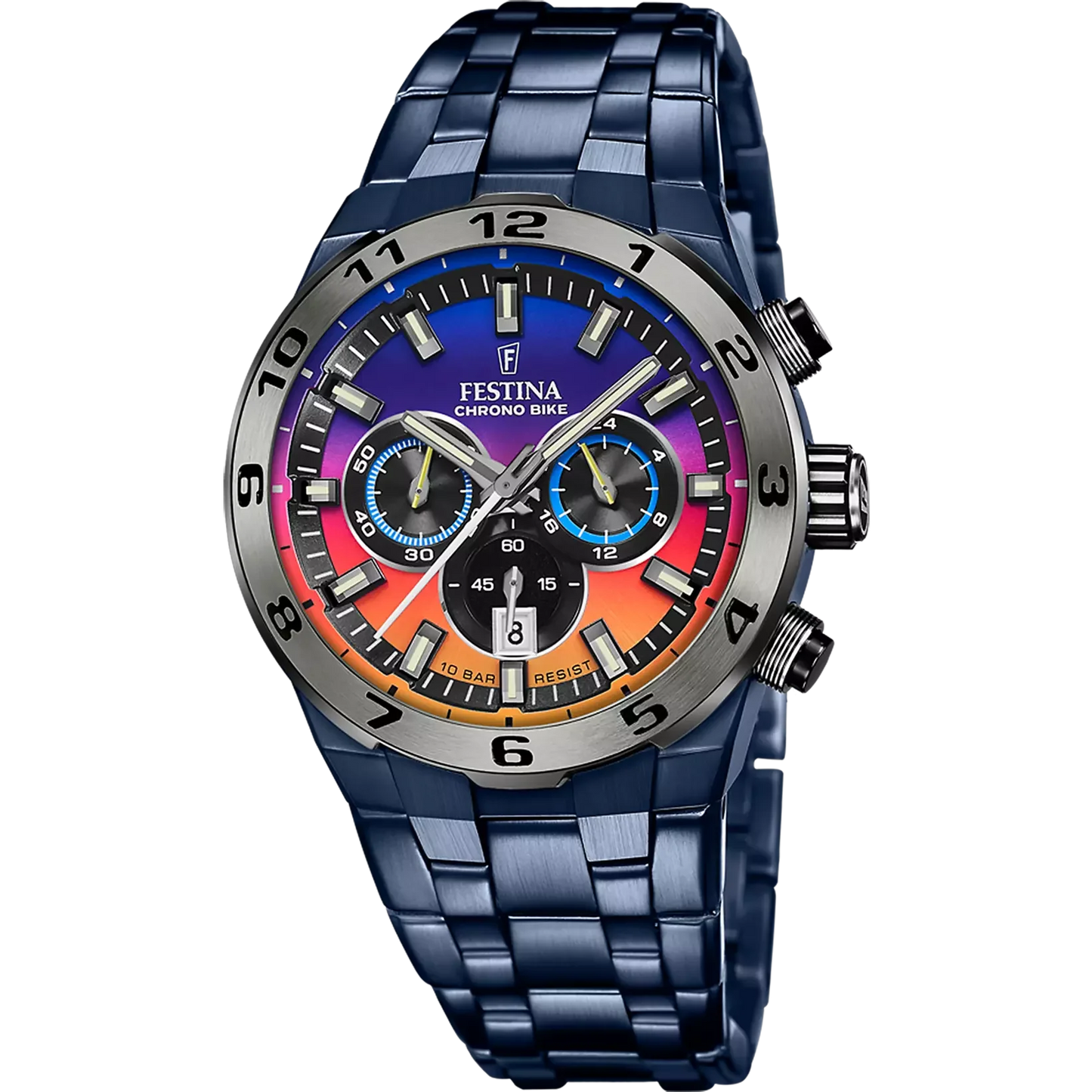 Festina Herren Chronograph F20709/1 Edelstahl Blau Luxus Kitzbühel kaufen