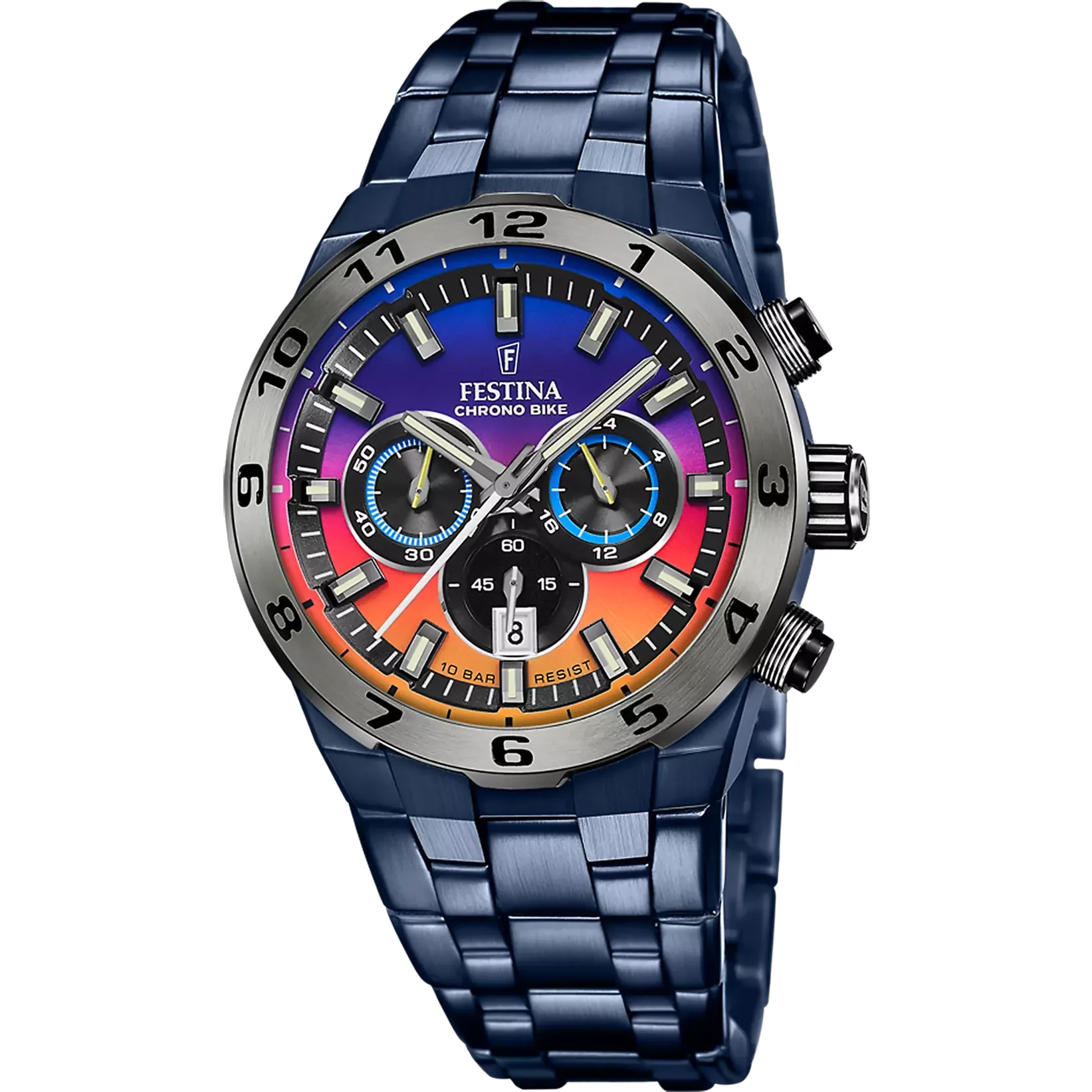 Festina Herren Chronograph F20709/1 Edelstahl Blau Luxus Kitzbühel kaufen