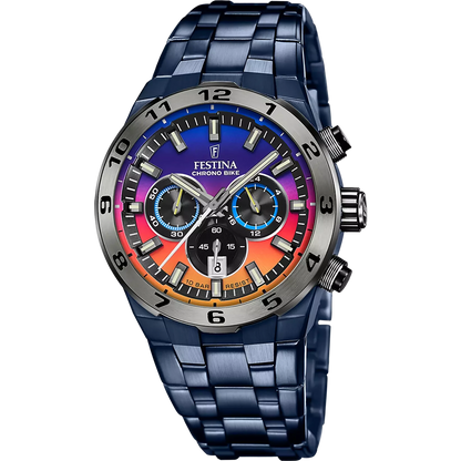 Festina Herren Chronograph F20709/1 Edelstahl Blau Luxus Kitzbühel kaufen