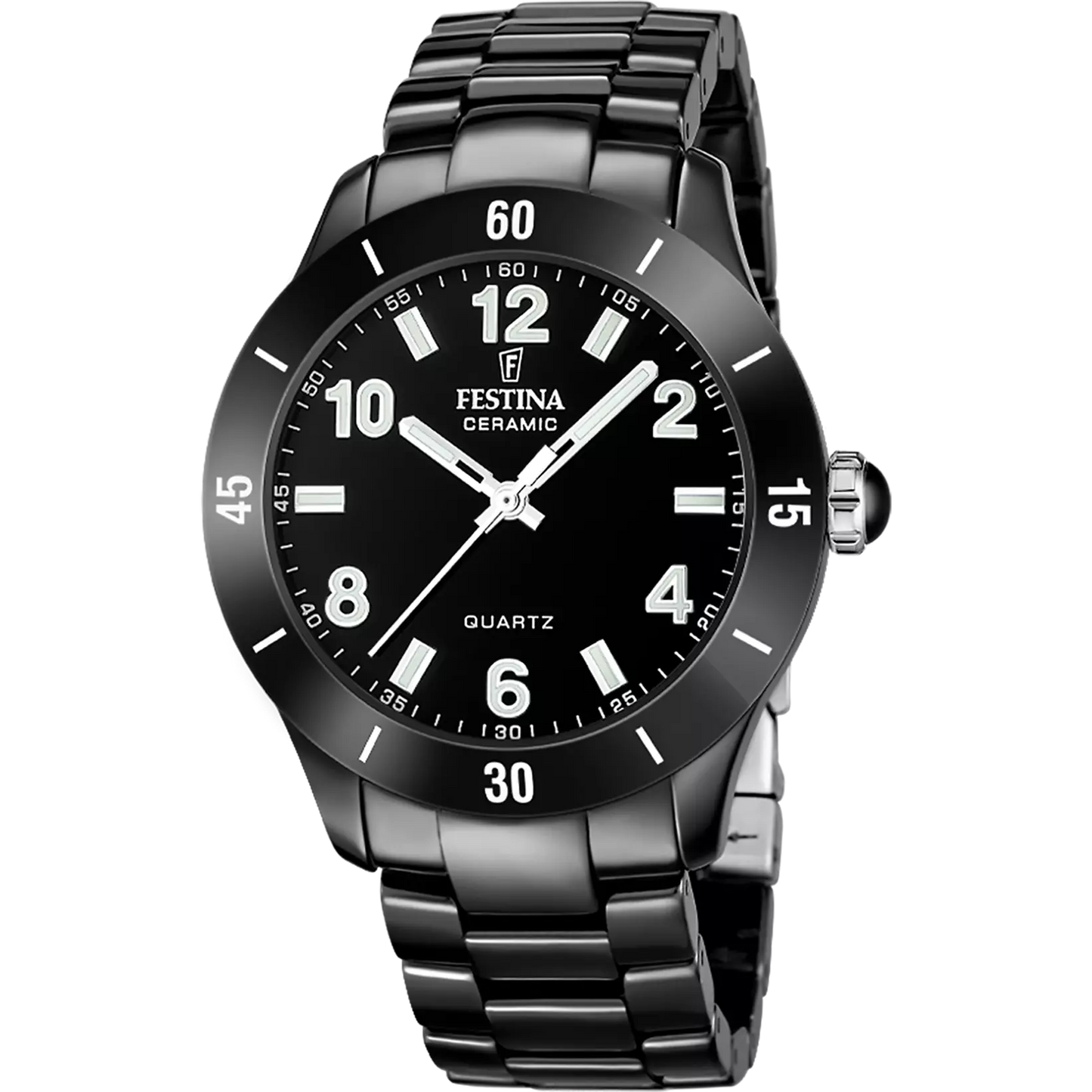 Exklusive Festina Damen Uhr Keramik schwarz Quarzwerk Juwelier Schroll Tirol