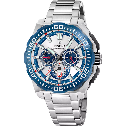 Festina Chrono Bike F20724/1 Luxus-Chronograph Edelstahl Herren Kitzbühel