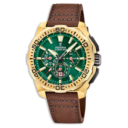 Festina Chrono Bike F20728/2 – exklusive Herrenuhr Lederarmband bei Juwelier Schroll Kitzbühel anprobieren und kaufen 