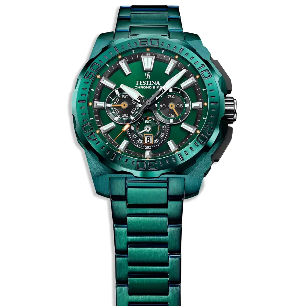 Detailansicht Festina F20730/1 – Luxusuhr mit Quarzwerk in Kitzbühel, hochwertige Sportuhr 