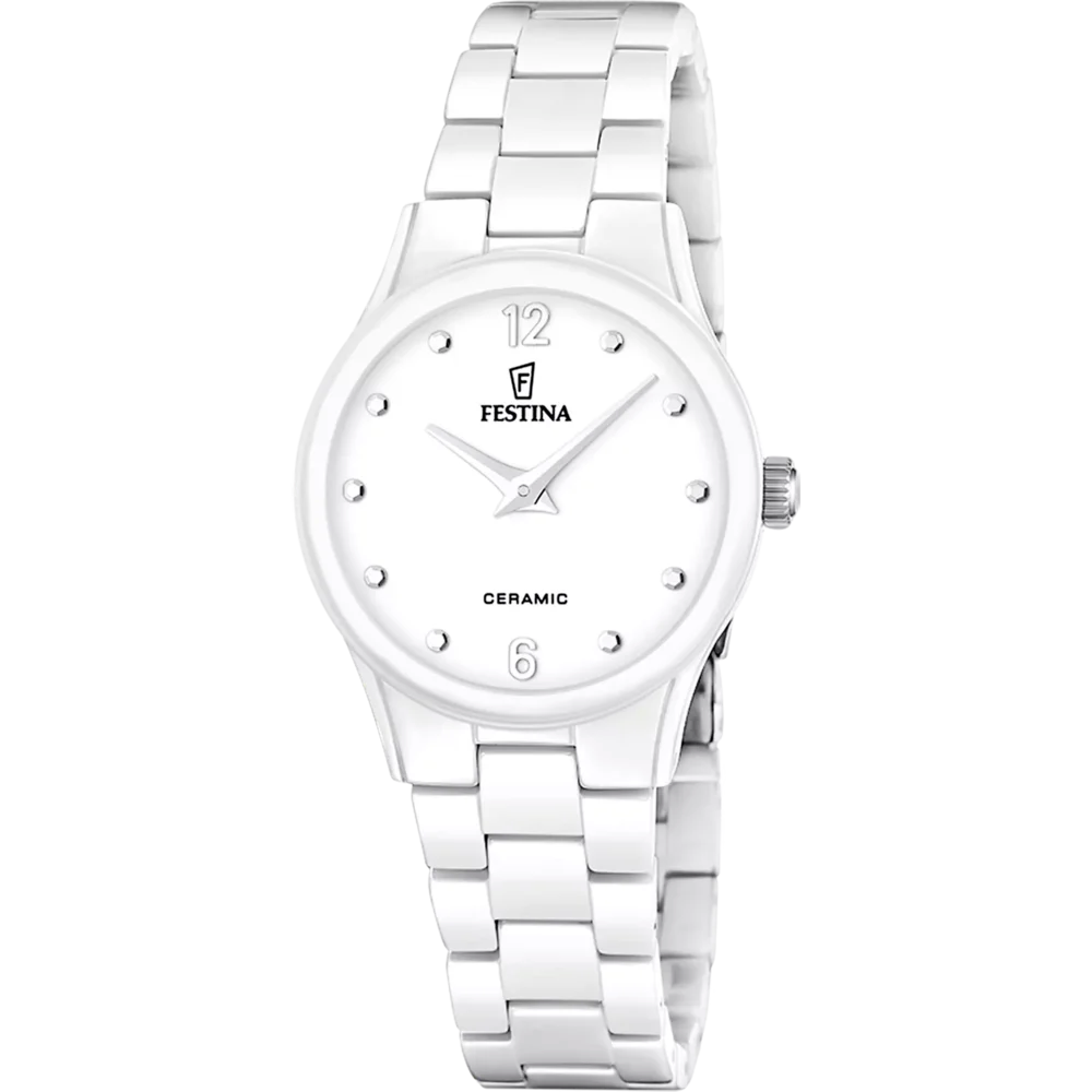 Festina F20751 mit weißem Zifferblatt