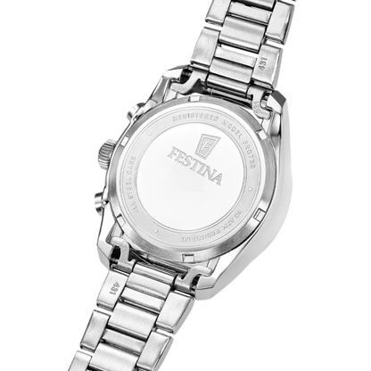 Festina Unisex-Uhr mit rundem Edelstahlgehäuse