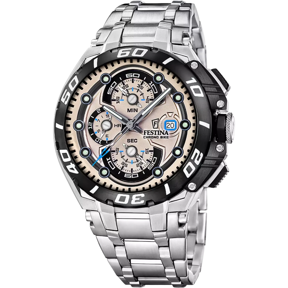 Festina Chrono Bike F20754/2 Herrenuhr mit braunem Zifferblatt bei Uhrenwerkstatt Schroll in Kitzbühel