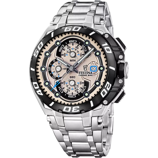 Festina Chrono Bike F20754/2 Herrenuhr mit braunem Zifferblatt bei Uhrenwerkstatt Schroll in Kitzbühel