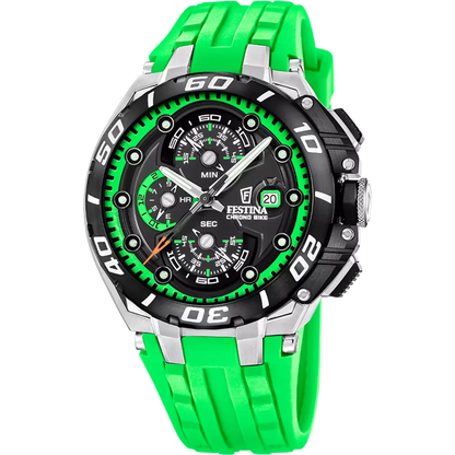 Festina Chrono Bike 2026 F20755/6 mit schwarzem Zifferblatt bei Uhrenwerkstatt Schroll in Kitzbühel