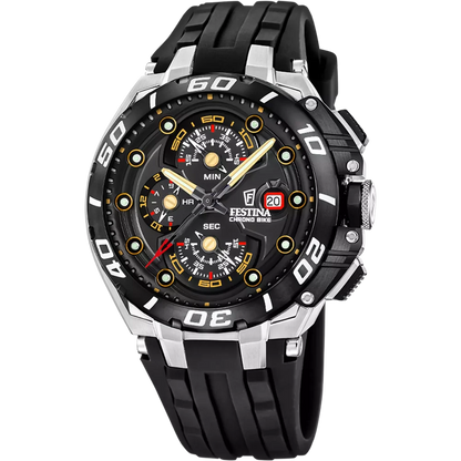 Festina Chrono Bike F20755/8 Herrenuhr mit schwarzem Zifferblatt